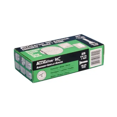 Alligator Masonry Anchors, Flanged, 5/16-In - pack of 100