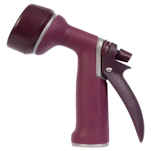 Watering Nozzle 7 Pattern Multi-Pattern Metal Eggplant