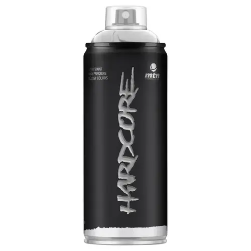 Spray Paint Hardcore Metallic Silver Chrome 400 ml Silver Chrome - pack of 6 Spray Paint Hardcore Metallic Silver Chrome 400 ml Silver Chrome - pack of 6