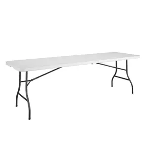 Cosco 14-778-WSP2 Folding Buffet Table Casual 30" W X 96" L Rectangular White