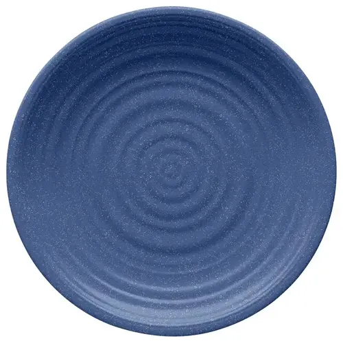 Salad Plate Blue Bamboo Planta Artisan 8.5" D Blue Salad Plate Blue Bamboo Planta Artisan 8.5" D Blue