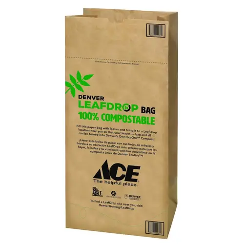 Lawn & Leaf Bags Ace Denver Leafdrop 30 gal Flat Top