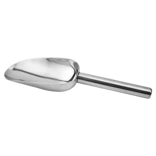 Ice Scoop Silver Stainless Steel Silver Ice Scoop Silver Stainless Steel Silver