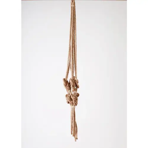 Plant Hanger Beige/Tan Jute 36" H Beige/Tan Plant Hanger Beige/Tan Jute 36" H Beige/Tan