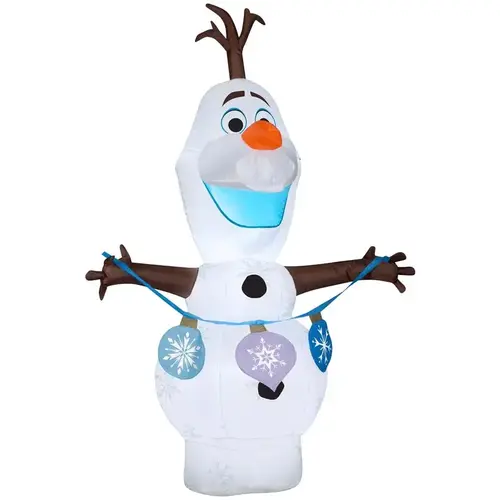 Inflatable LED Frozen 3.5 ft. Frozen 2 Olaf Ornament String Inflatable LED Frozen 3.5 ft. Frozen 2 Olaf Ornament String