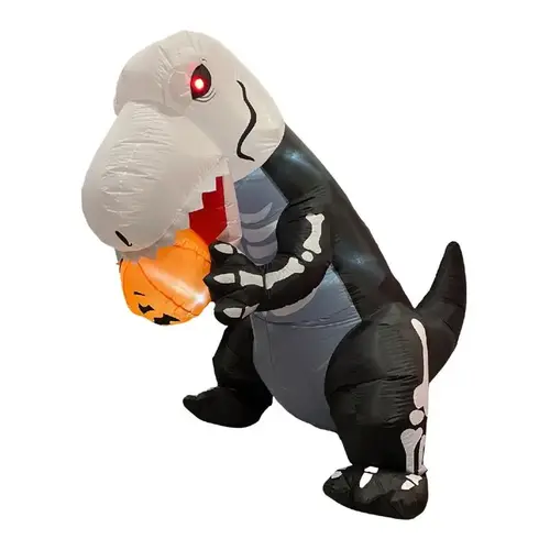 Inflatable 8 ft. Prelit T-Rex Skeleton Inflatable 8 ft. Prelit T-Rex Skeleton