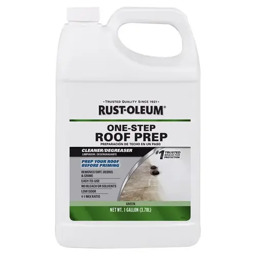 Roof Cleaner One-Step Roof Prep 1 gal Liquid - pack of 4 Roof Cleaner One-Step Roof Prep 1 gal Liquid - pack of 4