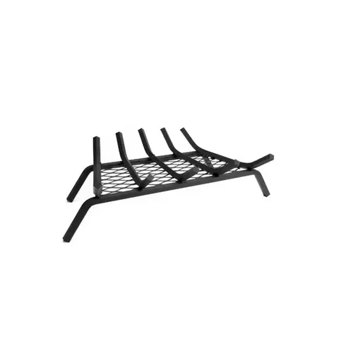 Fireplace Grate Black Steel Black