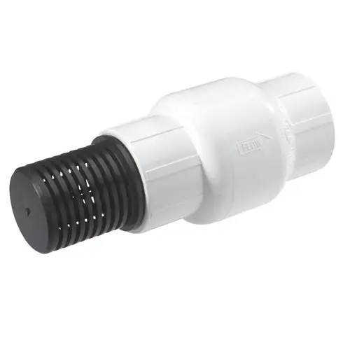 KBI 1-1/4 In. PVC Spring Check Valve-Foot Valve KBI 1-1/4 In. PVC Spring Check Valve-Foot Valve