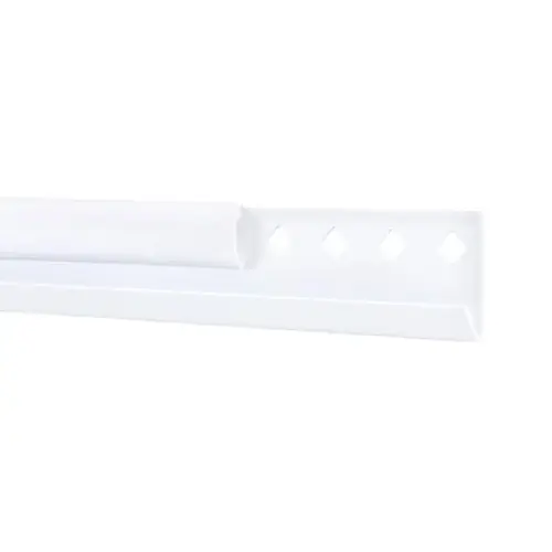 Hanging Rail Freedom Rail 2.25" H X 0.5" W X 78" L Epoxy Coated Steel White Hanging Rail Freedom Rail 2.25" H X 0.5" W X 78" L Epoxy Coated Steel White