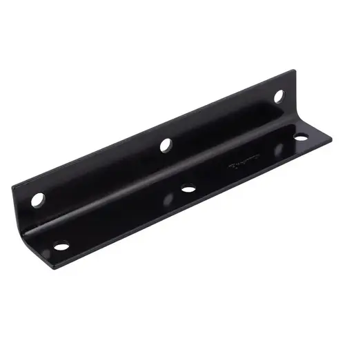 Corner Brace 1.6" H X 9" W X 1/8" D Black Steel Inside/Outside Black Corner Brace 1.6" H X 9" W X 1/8" D Black Steel Inside/Outside Black