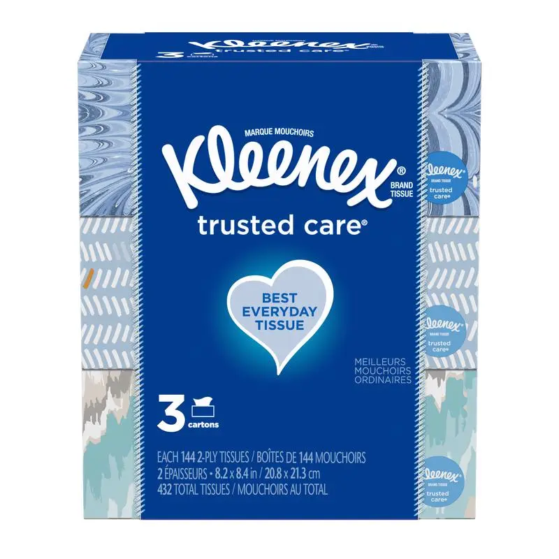 KLEENEX Facial Tissue 144 ct White - pack of 12 50219-XCP12