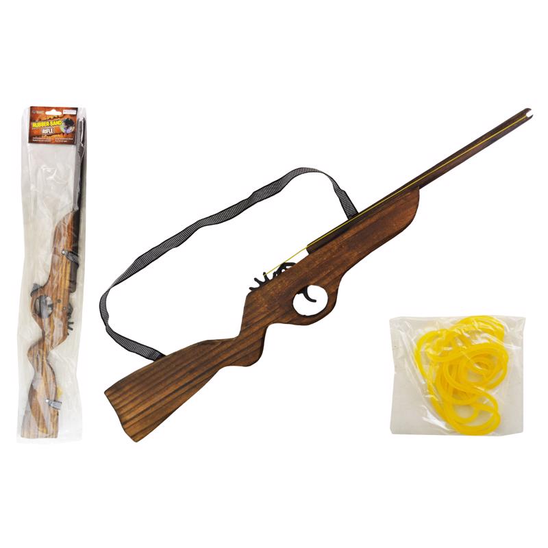 1986  Kid ヴィンテージ ソフビ バンク ペア 台湾製 Diamond Visions TM-2586-XCP12 Rubber Band Rifle Wood Toys Wood