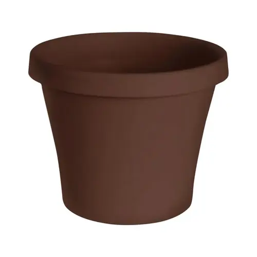 Planter Terrapot 16.9" H X 20" D Resin Traditional Chocolate Chocolate Planter Terrapot 16.9" H X 20" D Resin Traditional Chocolate Chocolate