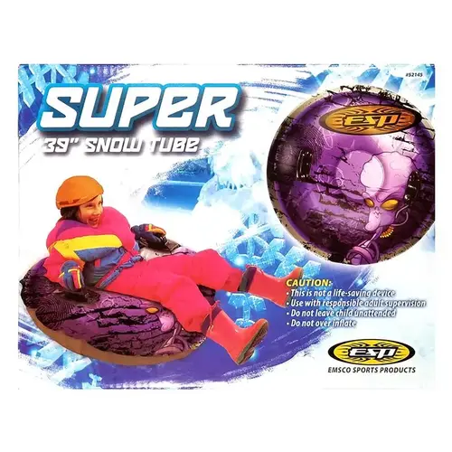 Snow Tube ESP Super Inflatable Polyethylene 39" Purple