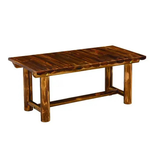 Coffee Table Northwood Log Brown Rectangular Wood Brown Coffee Table Northwood Log Brown Rectangular Wood Brown