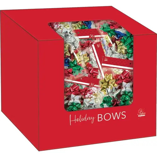 Bows Assorted Traditional Assorted - pack of 36 Bows Assorted Traditional Assorted - pack of 36