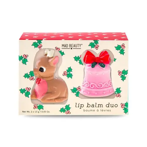 Lip Balm Duo Retro Christmas Pair Lip Balm Duo Retro Christmas Pair