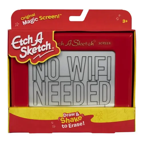 Drawing Toy Etch A Sketch Red/White 1 pc Red/White Drawing Toy Etch A Sketch Red/White 1 pc Red/White