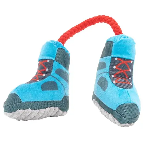 Dog Toy Multicolored Plush Appalachian Tail Boots Multicolored
