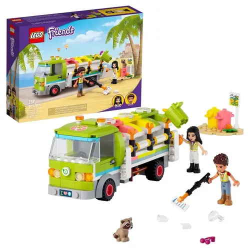 41712 Recycling Truck Friends Plastic Multicolored 259 pc Multicolored 41712 Recycling Truck Friends Plastic Multicolored 259 pc Multicolored