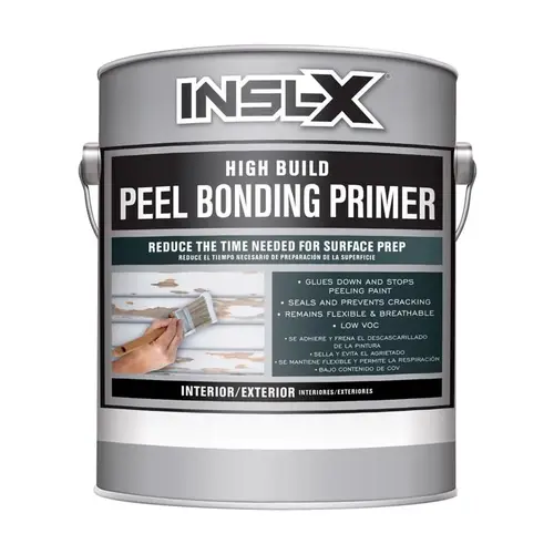 High Build Primer/Sealer/Bonder White Flat Water-Based Acrylic 1 gal White High Build Primer/Sealer/Bonder White Flat Water-Based Acrylic 1 gal White