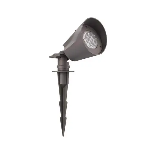 LED Espresso All-Weather Metal 500 Lm. Low Voltage Landscape Spot Light