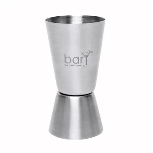 Double Jigger 1.5 oz Silver Stainless Steel Silver Double Jigger 1.5 oz Silver Stainless Steel Silver