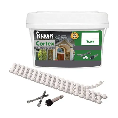 Trim Screws with Plugs Cortex No. 7 X 2" L Hex Drive Hex Head Smooth Trim Screws with Plugs Cortex No. 7 X 2" L Hex Drive Hex Head Smooth
