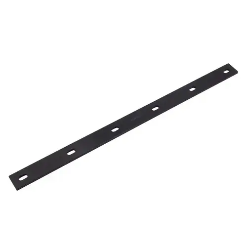 Mending Plate 1/4" H X 1.50" W X 24" L Black Steel Black