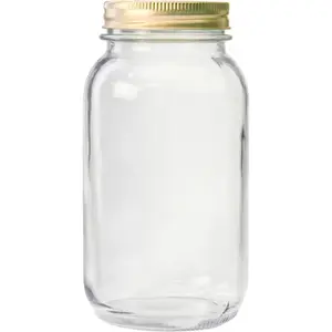 ANCHOR HOCKING HCT1232-G Canning Jar Tecnocap Regular Mouth 32 oz