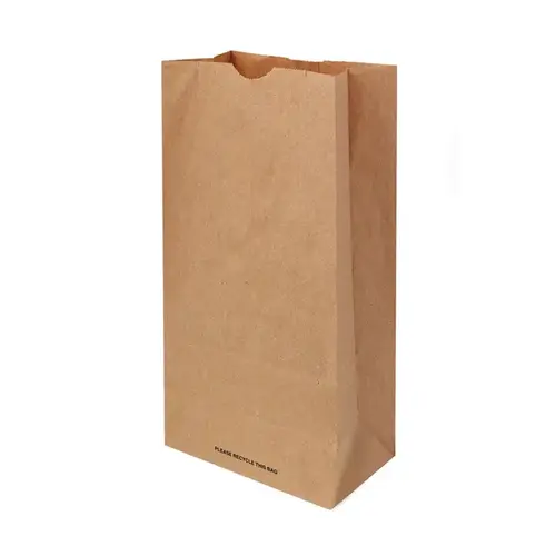 Shopping Bag 11" H X 3" W X 5" L Paper 400 pk 8 lb Brown Shopping Bag 11" H X 3" W X 5" L Paper 400 pk 8 lb Brown