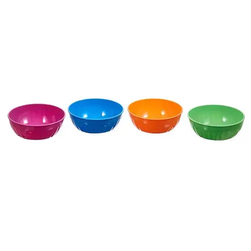 Bowl 16 oz Assorted Plastic Primary Assorted - pack of 24 Bowl 16 oz Assorted Plastic Primary Assorted - pack of 24