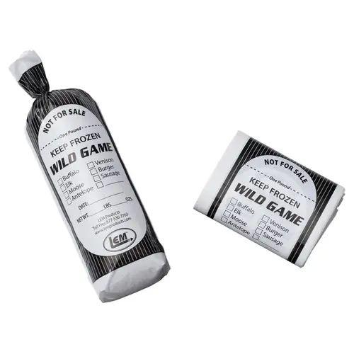 Wild Game Freezer Bags 1 lb Black/White Black/White Wild Game Freezer Bags 1 lb Black/White Black/White