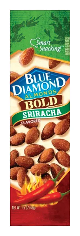 Blue Diamond Almonds Bold Sriracha 1.5 oz Bagged - pack of 12 11053-XCP12