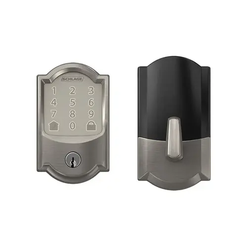 Encode Smart WiFi Deadbolt, Camelot Style, Satin Nickel Encode Smart WiFi Deadbolt, Camelot Style, Satin Nickel