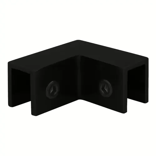 Oil Rubbed Bronze 90 Degree "Sleeve Over" Glass Clamp