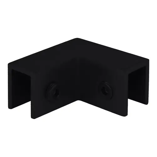 CRL Matte Black 90 Degree "Sleeve Over" Glass Clamp