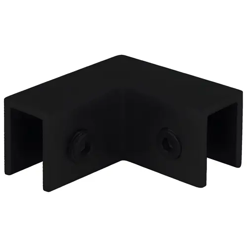 CRL Matte Black 90 Degree "Sleeve Over" Glass Clamp