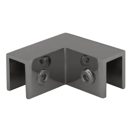 Polished Chrome 90 Degree "Sleeve Over" Glass Clamp