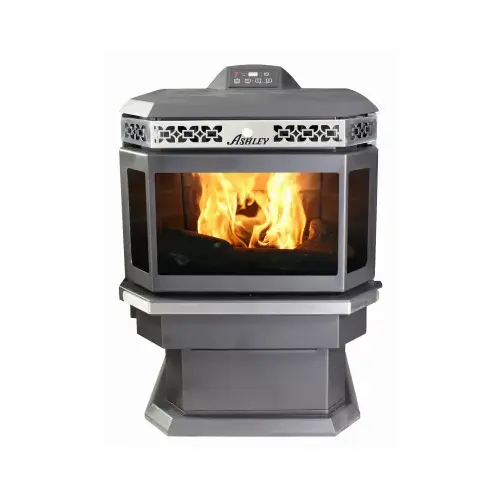 Stove US Ashley Hearth EPA Certified 2200 sq ft Modern Wood Pellet 45 lb. cap. Hopper Stove US Ashley Hearth EPA Certified 2200 sq ft Modern Wood Pellet 45 lb. cap. Hopper