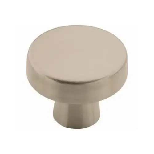 1-5/16" (33 mm) Diameter Blackrock Cabinet Knob Satin Nickel Finish 1-5/16" (33 mm) Diameter Blackrock Cabinet Knob Satin Nickel Finish
