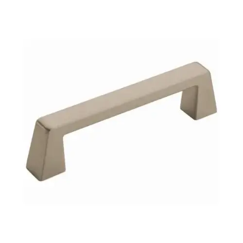 3-3/4" (96 mm) Center to Center Blackrock Cabinet Pull Satin Nickel Finish 3-3/4" (96 mm) Center to Center Blackrock Cabinet Pull Satin Nickel Finish