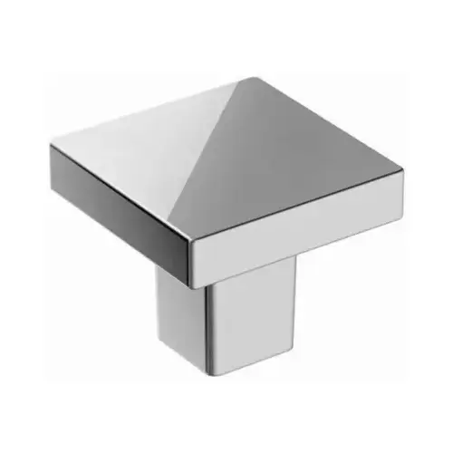 Monument 1-3/16" Length Cabinet Knob Bright Chrome Finish Monument 1-3/16" Length Cabinet Knob Bright Chrome Finish