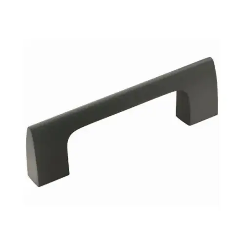 Riva 3 in (76 mm) Center-to-Center Matte Black Cabinet Pull Riva 3 in (76 mm) Center-to-Center Matte Black Cabinet Pull