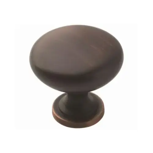 1-1/4" (32 mm) Diameter Allison Value Cabinet Knob Oil Rubbed Bronze Finish