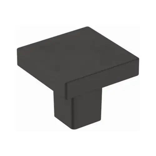Monument 1-3/16" Length Cabinet Knob Matte Black Finish Monument 1-3/16" Length Cabinet Knob Matte Black Finish