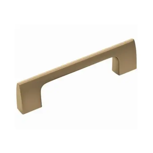 3-3/4" (96 mm) Center to Center Riva Cabinet Pull Golden Champagne Finish 3-3/4" (96 mm) Center to Center Riva Cabinet Pull Golden Champagne Finish