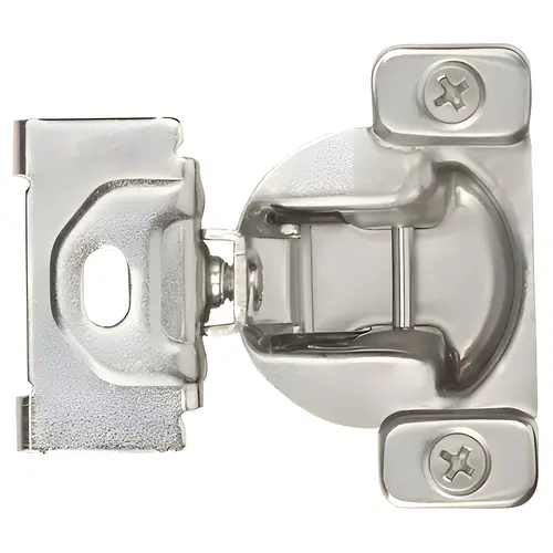 1-1/4" Matrix Concealed Cabinet Hinge, Steel Material, Overlay Hinge Type, 2 Pack, Nickel Finish, Cabinet Hardware