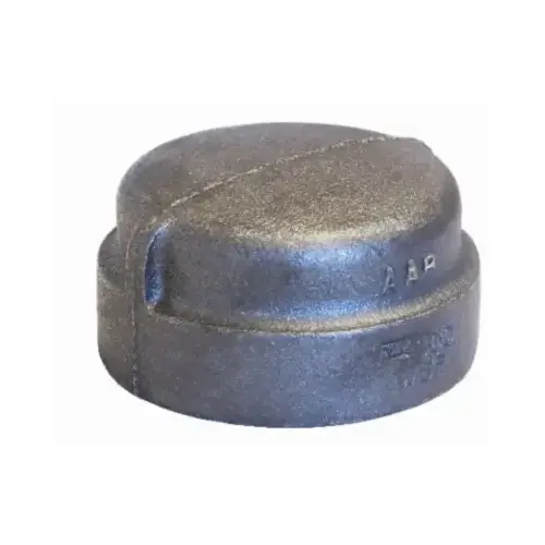 4 In. Pipe Cap, Black 4 In. Pipe Cap, Black